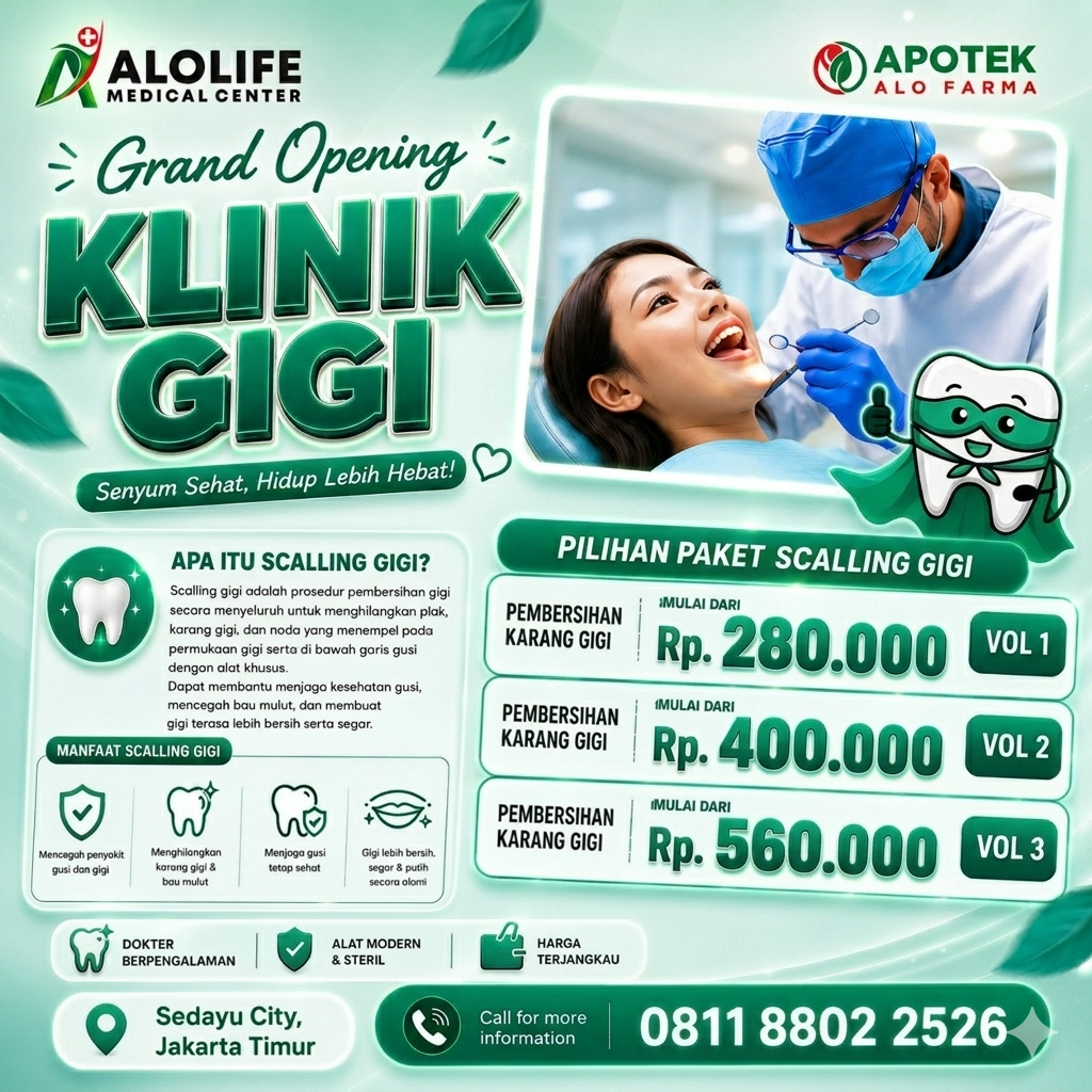 Paket Scaling Pembersihan Gigi